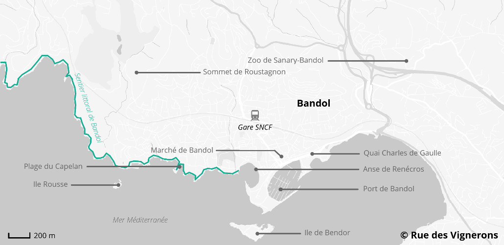 carte de Bandol