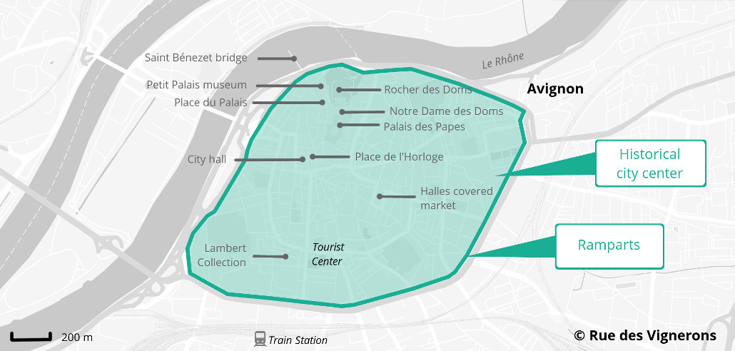 Avignon map