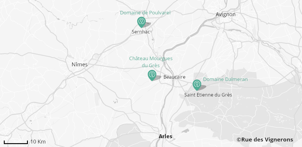 Domaines aux alentours d'Arles, domaines viticoles provence, domaines viticoles vallee du rhone, dégustation vins provence, dégustation vins vallee du rhone sud