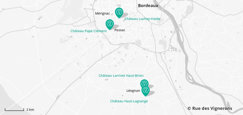 Carte des domaines viticoles proches d'Arcachon Carte-domaines_visiter_arcachon