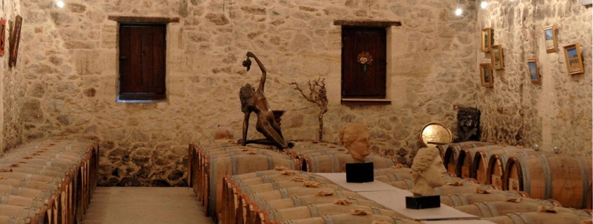 La cave du chateau Dudon