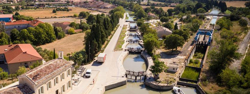 Les neufs écluses de Fonseranes Béziers