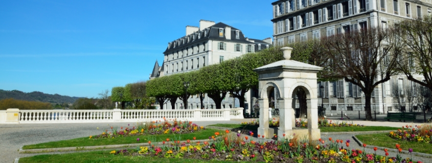 Le boulevard des Pyrénées à Pau