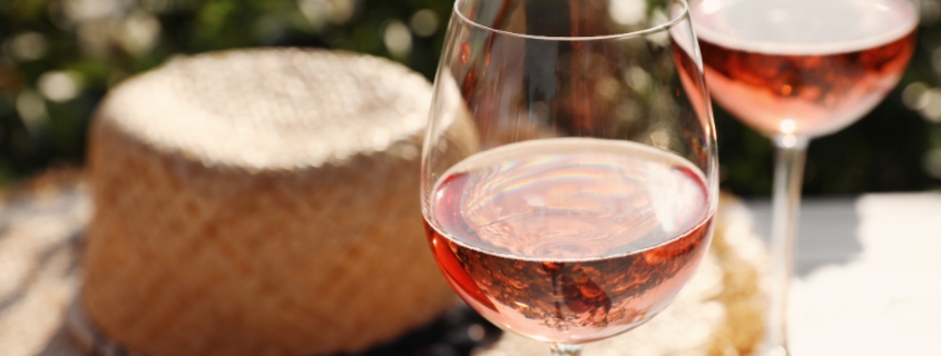 Saint-Chinian rosé Verre de Saint-Chinian rosé
