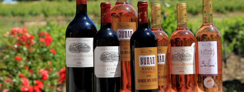 Appellation Bandol, vignoble de Provence