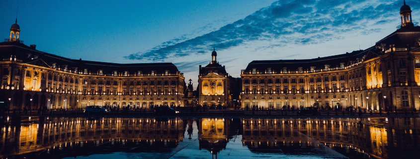 Place de la Bourse à Bordeaux